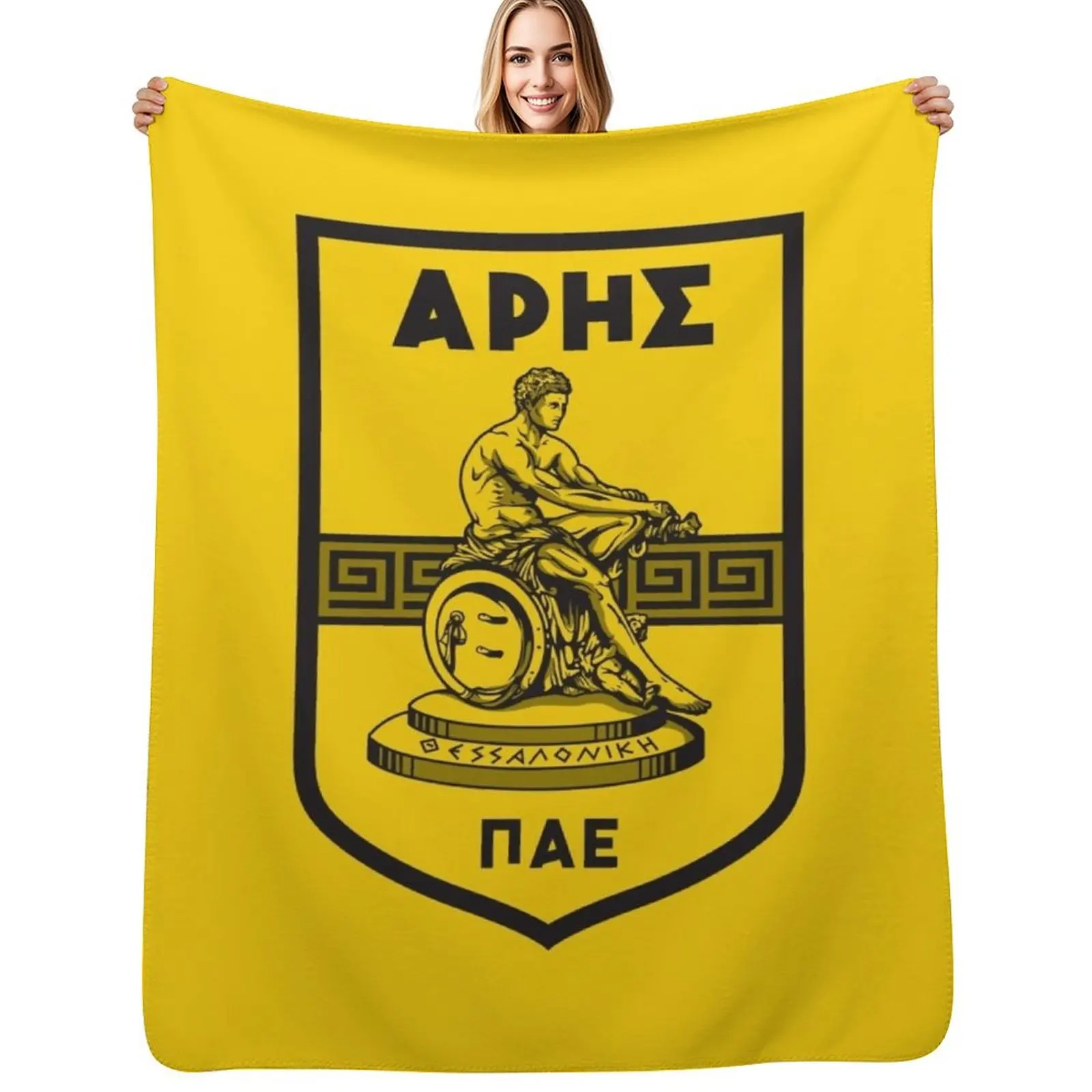 

Плед футбольного клуба «Арис» (Салоники) – теплый плед для офиса, дивана, кровати