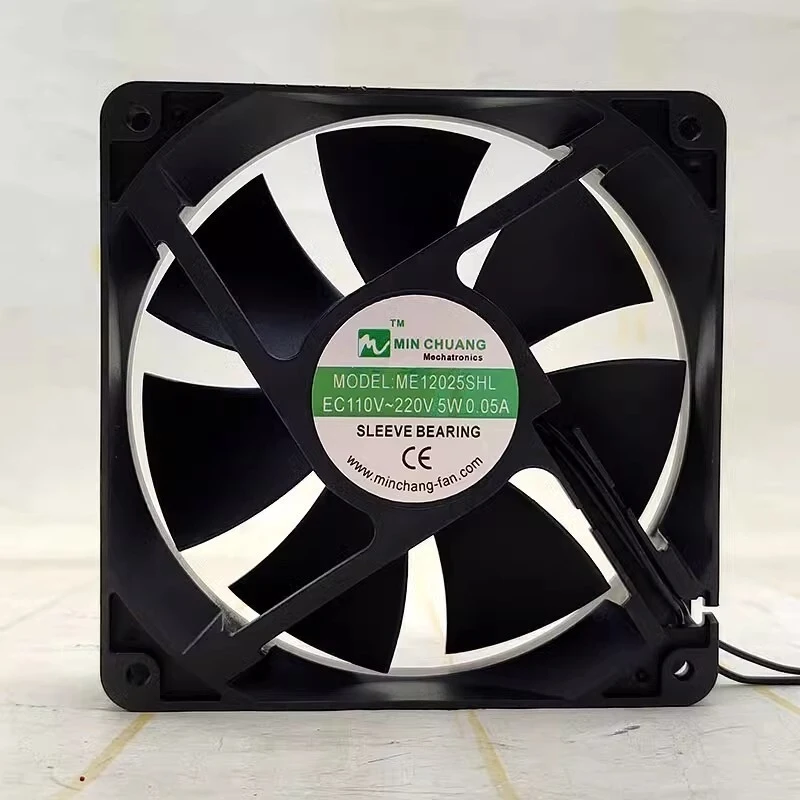 

S+ 1PCS ME12025SHL EC110V~220V 5W 0.05A 12CM Axial Cooling Fan