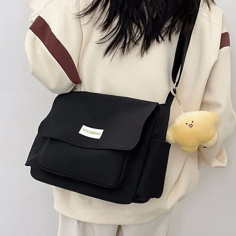 Borse a tracolla moda coreana per donna borsa a tracolla per studenti Collage di grande capacità borsa per libri donna borse a tracolla per scuola