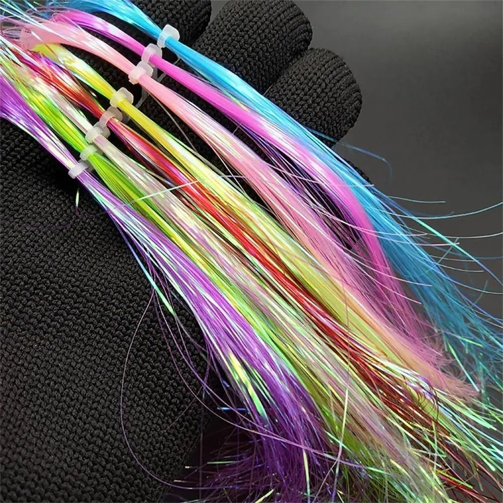 Tools DIY Fishing Lure Fly Fishing Tinsel Streamer Fly Tying Tinsel Fly Tying Materials Jig Hook Streamer Assist Hooks Line