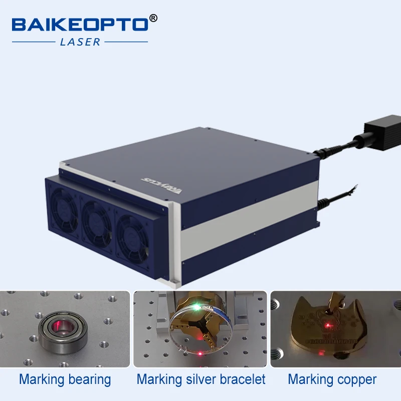 Draagbare Raycus RFL-P100QA 100W Q-switched pulsevezellaser