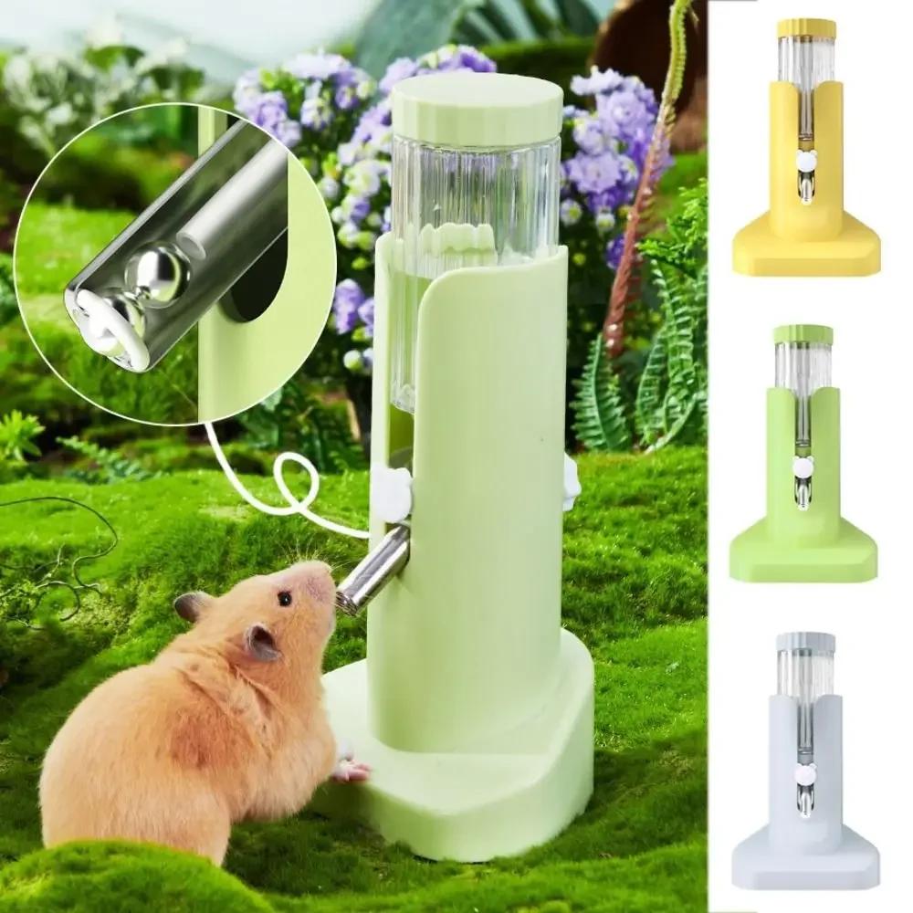 Hamster Water Bottle With Stand Leak-Proof Height Adjustable Small Animal Water Dispenser For Hamsters Guinea Pigs