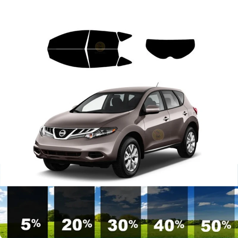 

precut Removable Window Tint Film For Car 100% UVR 5%-70%VLT Heat Insulation Carbon ﻿For NISSAN MURANO 4 DR SUV 2009-2014