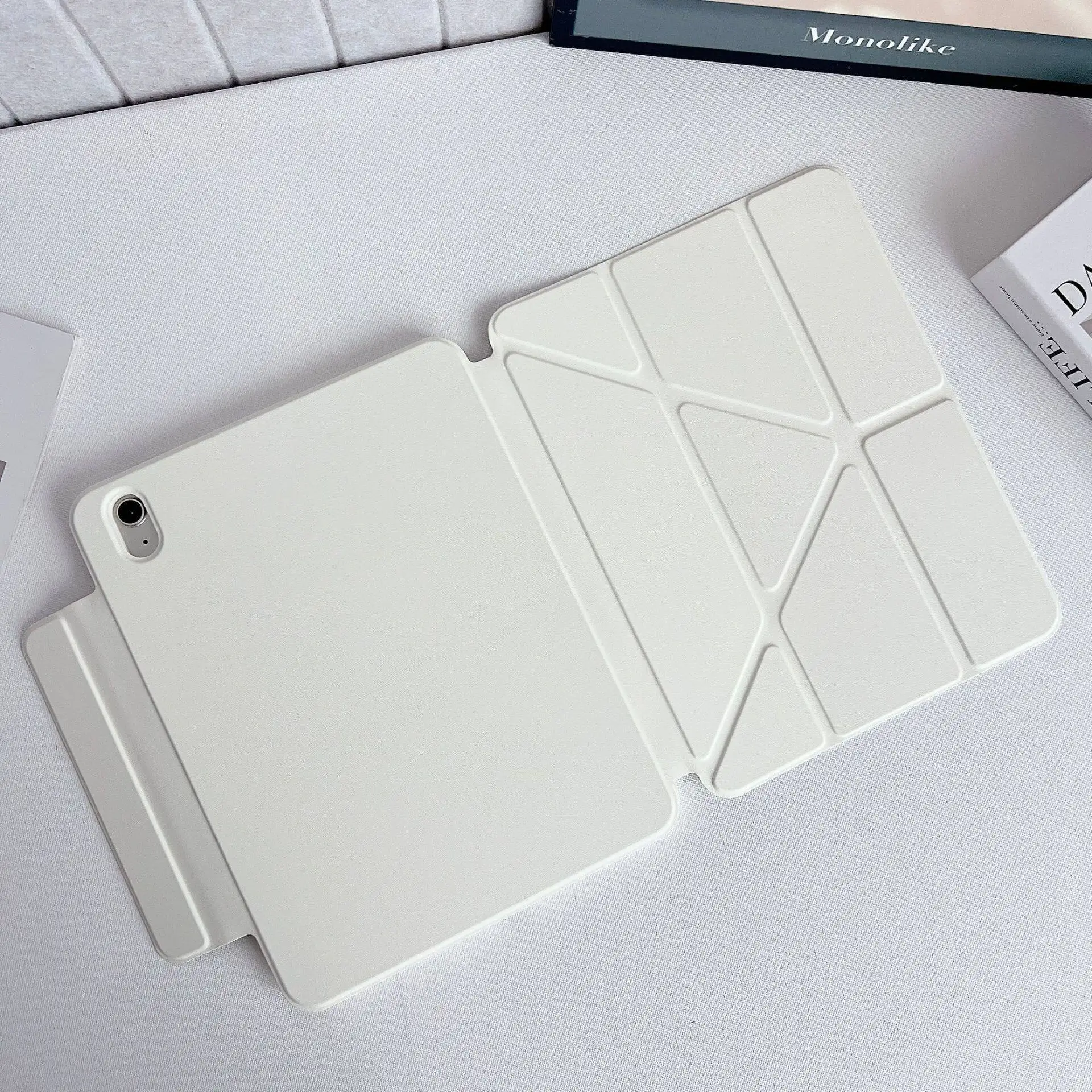 Advanced Simple Pure White Tablet Case For Magnetic iPad Pro 13 11th A16 12.9
