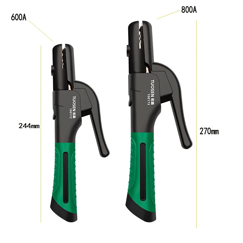 Welding Electrode Holder 600A/800A Heavy Duty Jaw Holding Plier Electrode Clamp Stick Welding Hand-held Machine Welder Tools