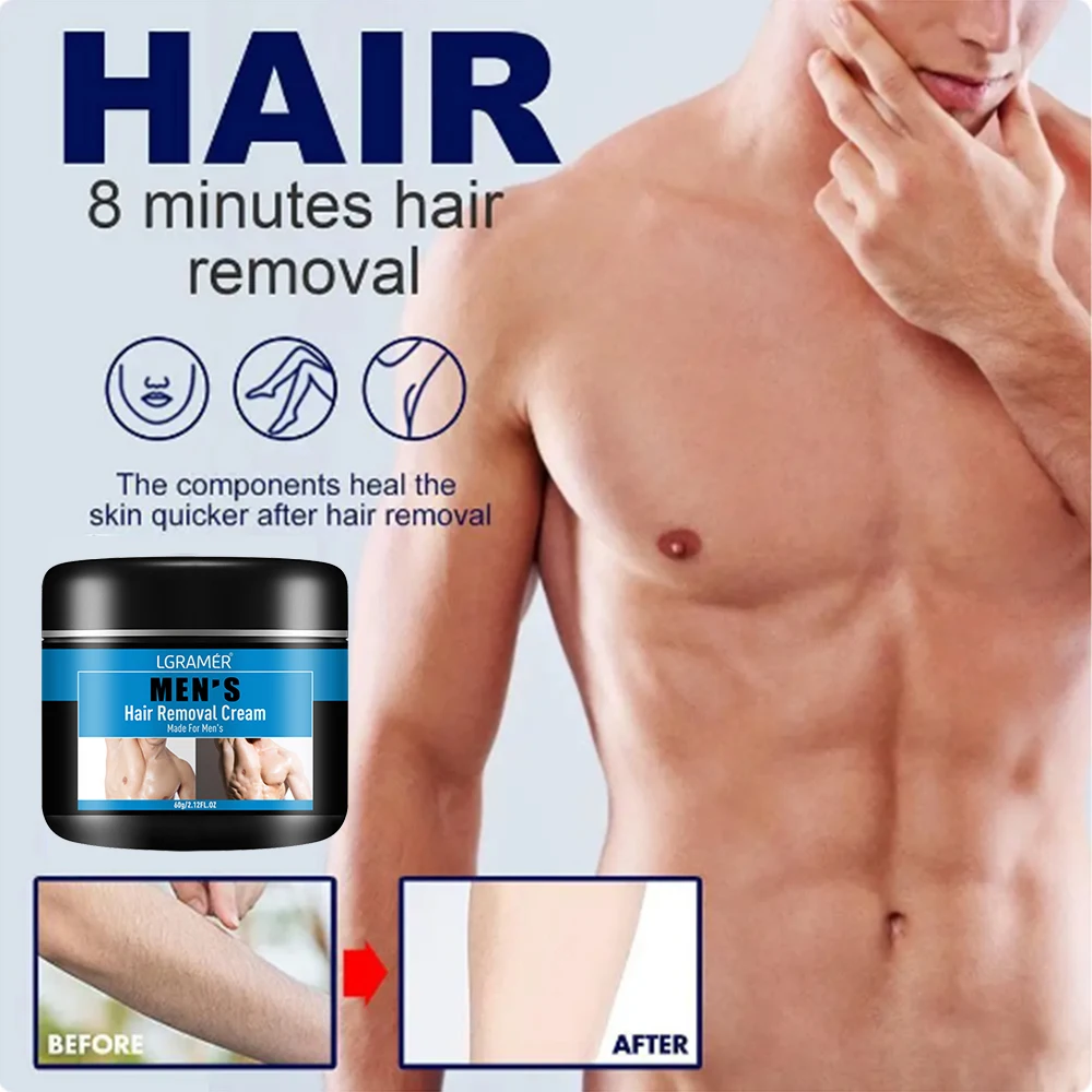 Men\'S Painless Hair Removal Cream Mild Non Irritating Hair Removal Cream Body Arm Armpit Leg Gentle Refreshing Hair Removal