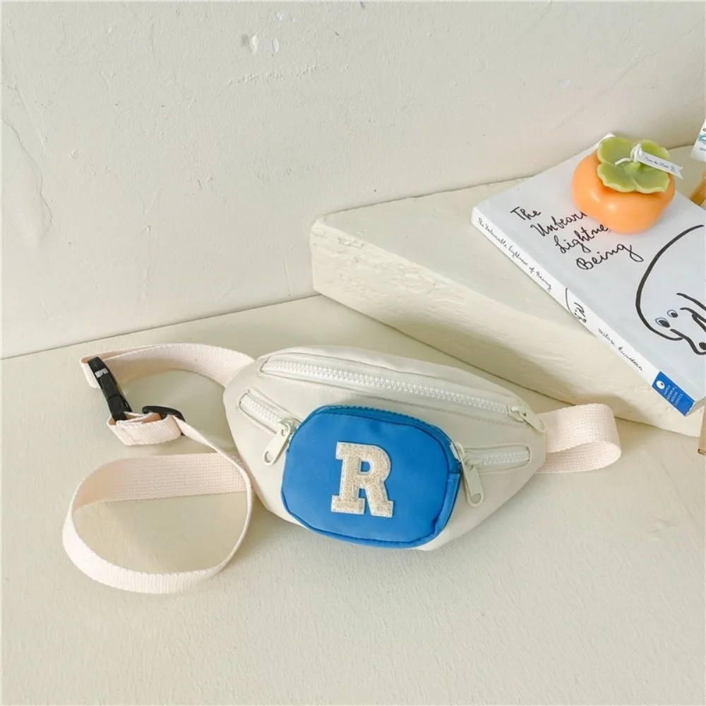 고품질 레터 아동 허리 가방 스포츠 크리에이티브 키즈 숄더백 한국 스타일 경량 키즈 체스트 백 남자아이