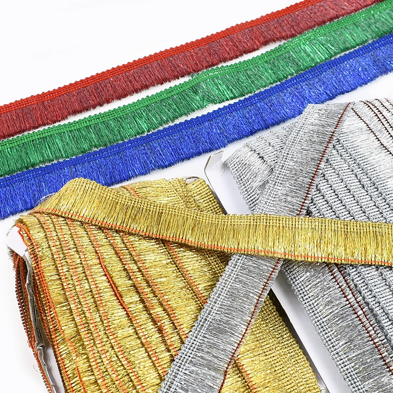 

25mm Fringes Tassels sewing Lace Trim Band for Clothes Dance Dress Curtains Decoration Ribbon Tape DIY Garment Accessories