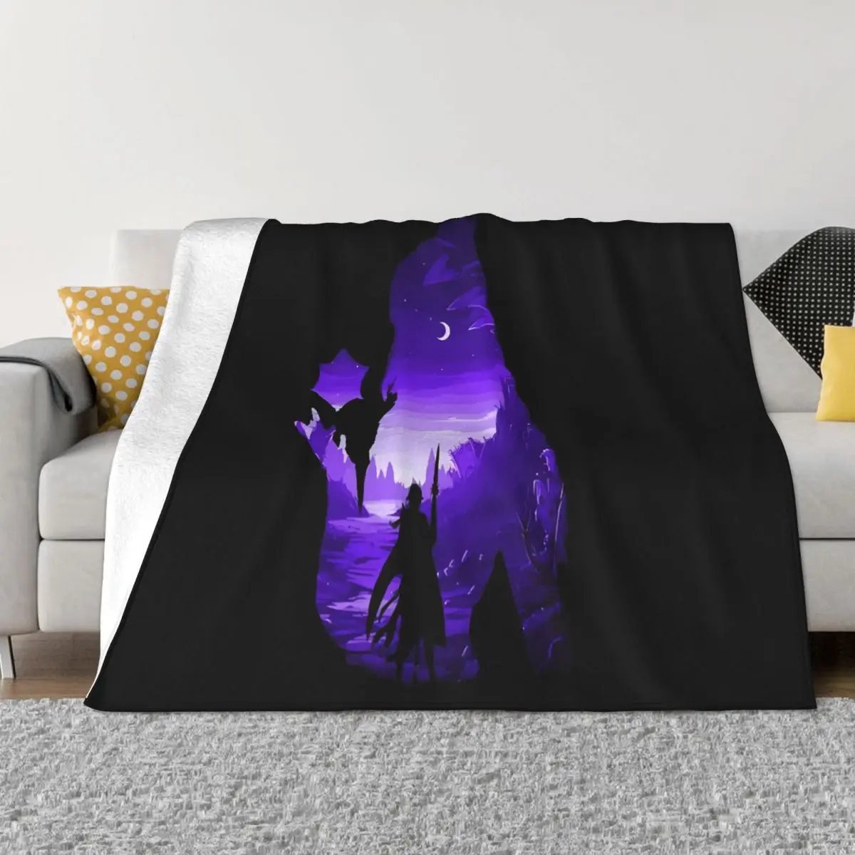 Baldurs Gate 3 Shadowheart Negative Plush Bed Blanket Couple Blankets Blankets And Blankets Throw Blanket