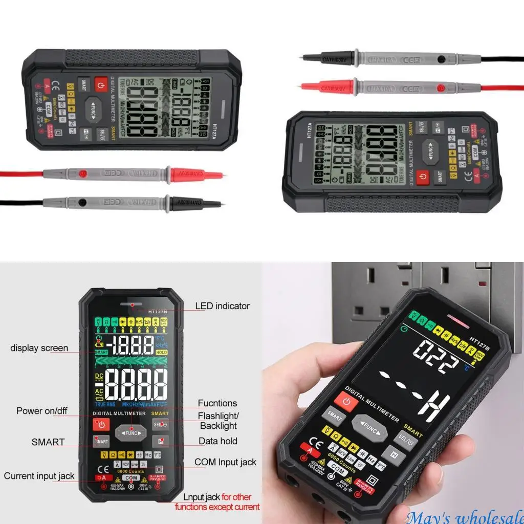 

Multimeter Current Resistance Capacitance Tester For Equipment Repair 448A