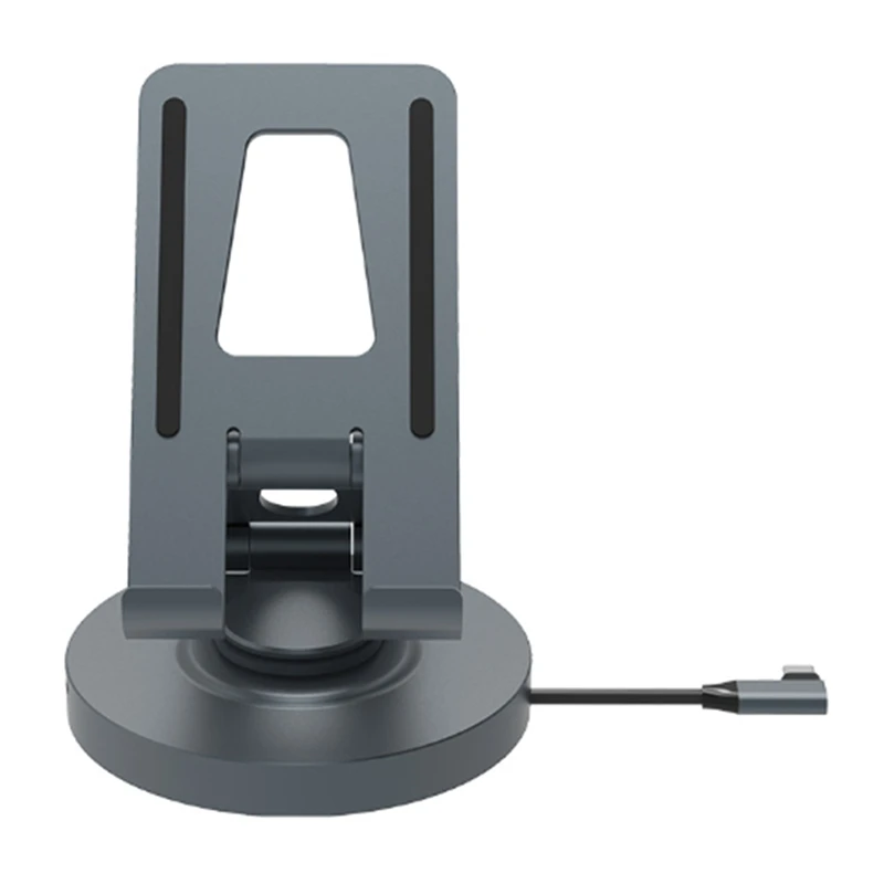 

USB-концентратор 8 в одном с подставкой, Вращающейся на 360 градусов, 4K, 60 Гц, PD, 100 Вт, USB, 5 Гбит/с, SD, TF, Aux, 3,5 мм, для Ipad Pro