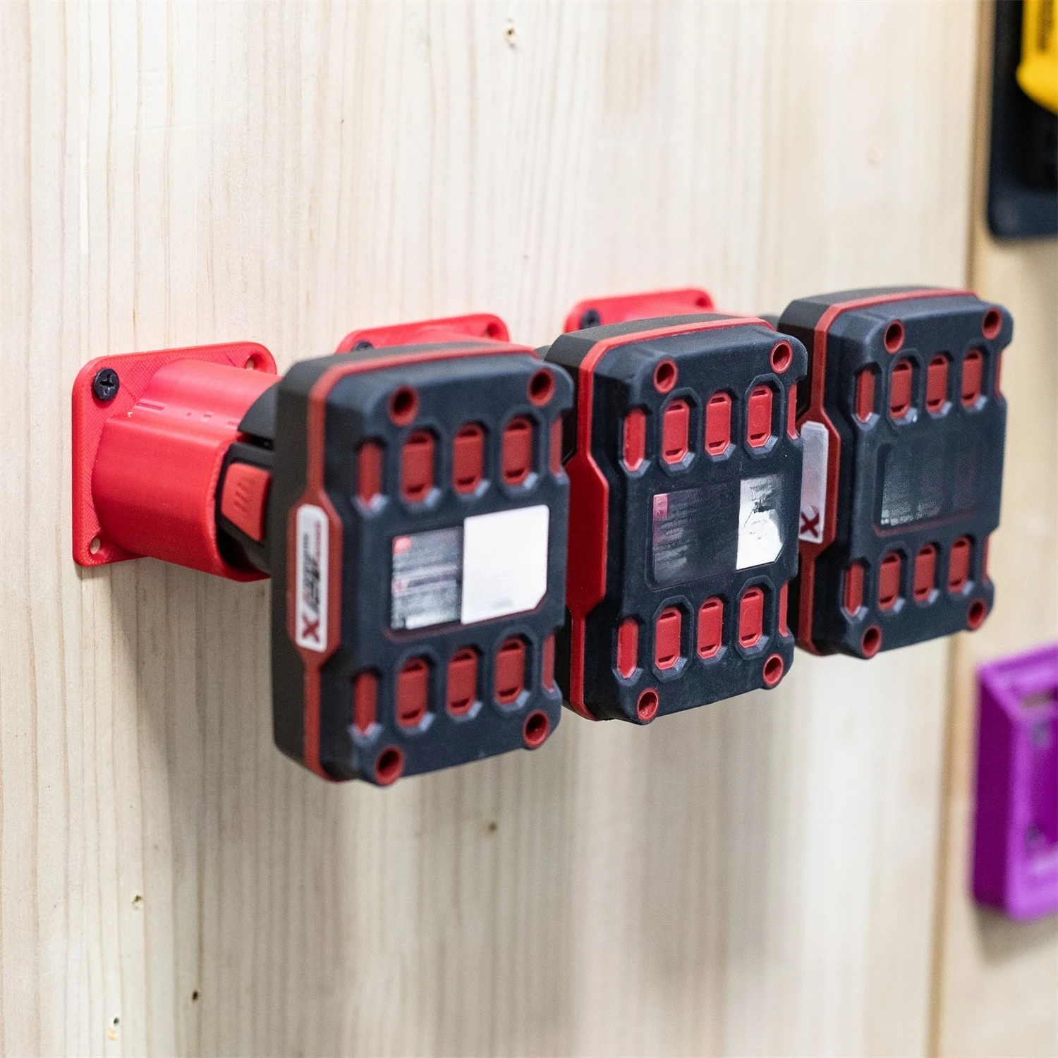 Battery Mount for Parkside 12v  Battery Holder Bracket – Wall / Shelf Mount Compatible Mount