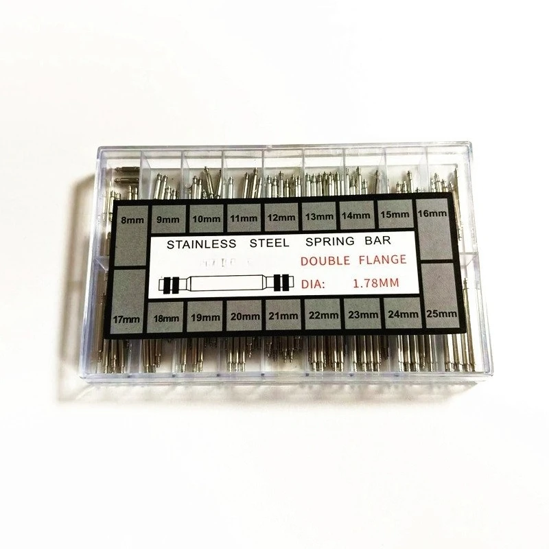 Stainless Steel Watch Band Lug Parts, Seamless Spring Bar Pins 1.3mm 1.5mm 1.78mm Watch Accessories