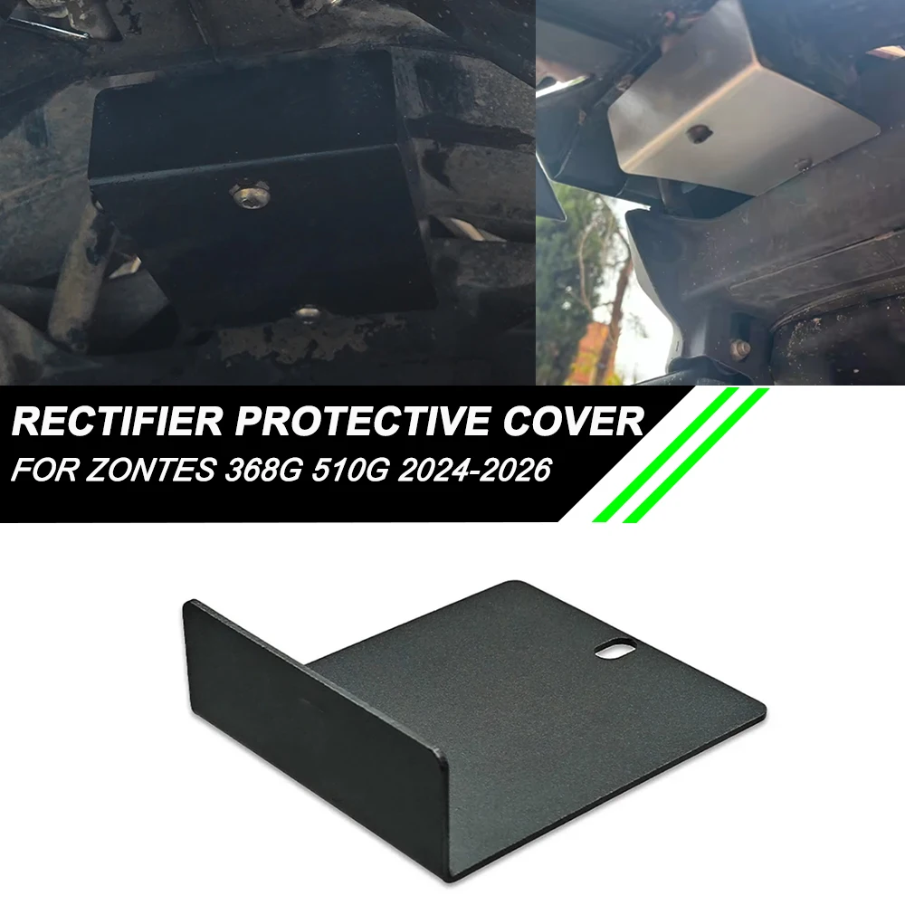 For Zontes 368G 510G 2024 2025 2026 New Rectifier Protective Cover Aluminum Alloy Protective Voltage Regulator Mud Guard 368 G