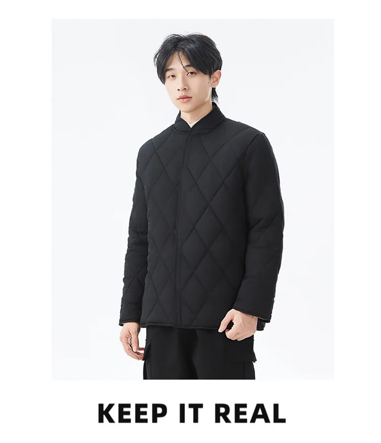 

2025 Новая мужская вельветовая хлопковая куртка, зимнее утепленное флисовое теплое хлопковое пальто