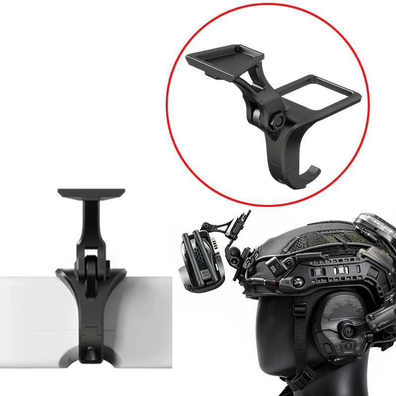 1PC For Skyzone 04X PRO FPV Goggles to Tactical Hemelt Mount 6061 Aluminum Alloy Bracket Compatible with Wilcox L4G24 Dump Truck