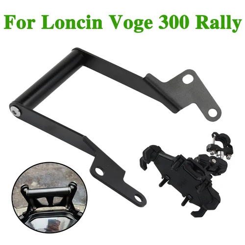 Accesorios para motocicleta, soporte para teléfono móvil, soporte de placa de navegación GPS para Loncin Voge 300 Rally 300 GY Rally300