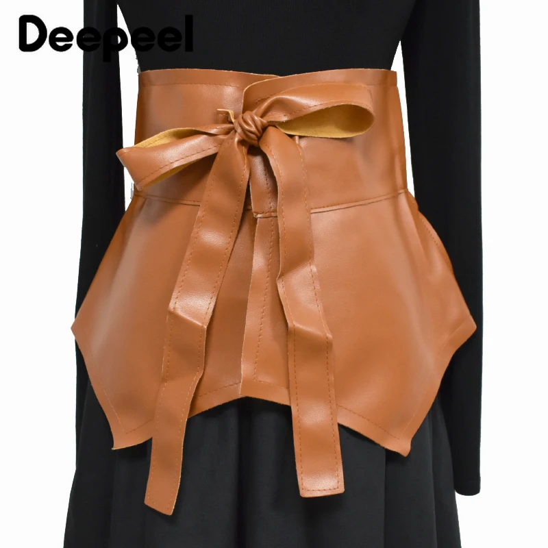 Deepeel-cinturón Extra ancho de 31,5x73cm para mujer, Corset de lujo, accesorio de moda, 1 unidad