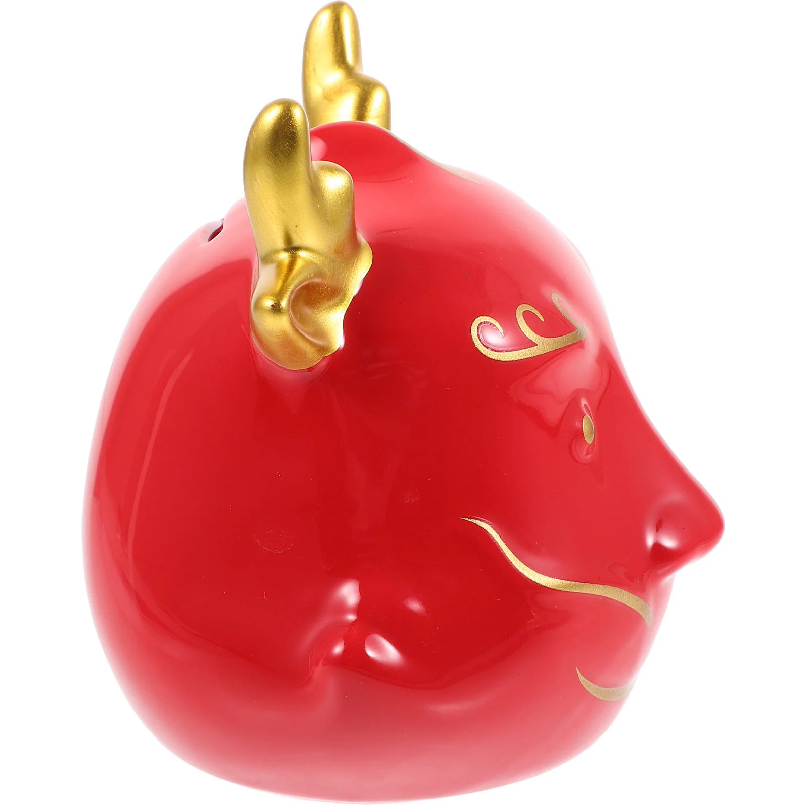 

Ceramic Dragon Piggy Bank Coin Bank Decorative Money Pot Desktop Ornament New Year 2024 Chinese New Year Decoration