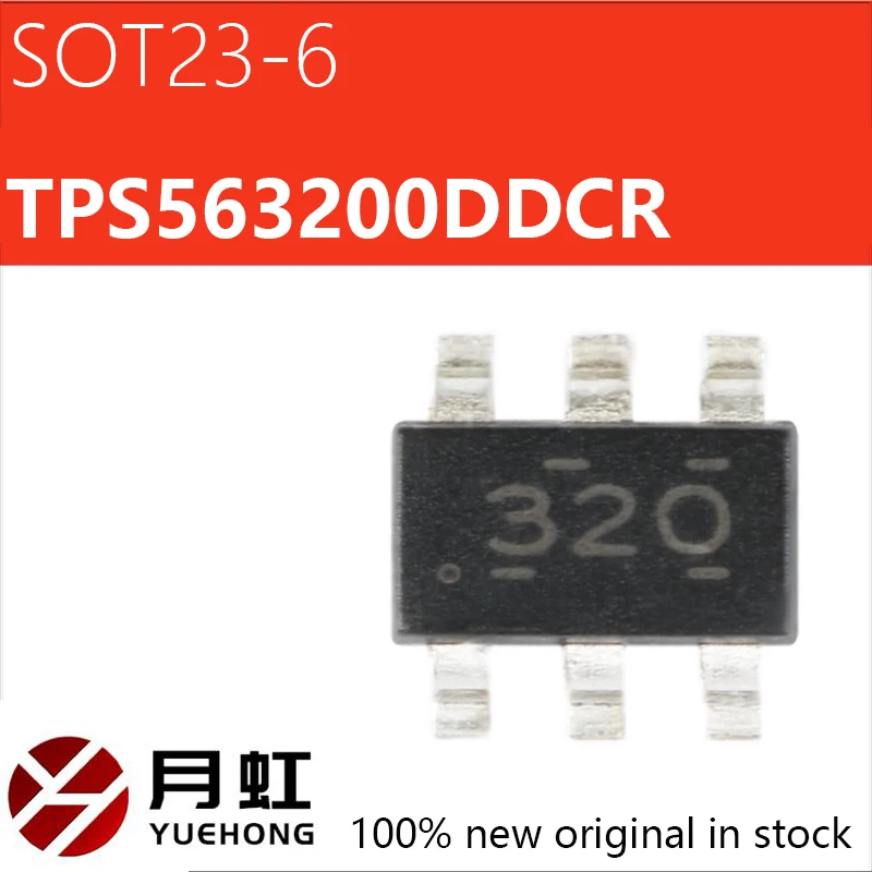 10/50/100pcs Original genuine TPS563200DDCR SOT23-6 silk screen 320 3A synchronous buck converter chip