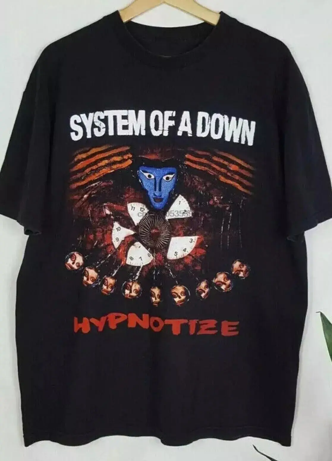 System of A Down Hypnotize Band Black Short Sleeve Reprint Unisex Tshirt S-5XL