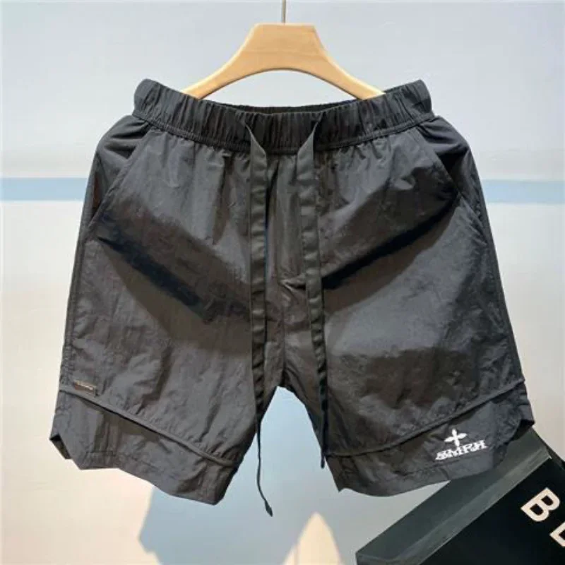 Male Short Pants Training Joggers Quick Dry Men\'s Shorts Orange Swim Board Pack Cotton Small Size Xl Xxl New in Pant 2024 Baggy