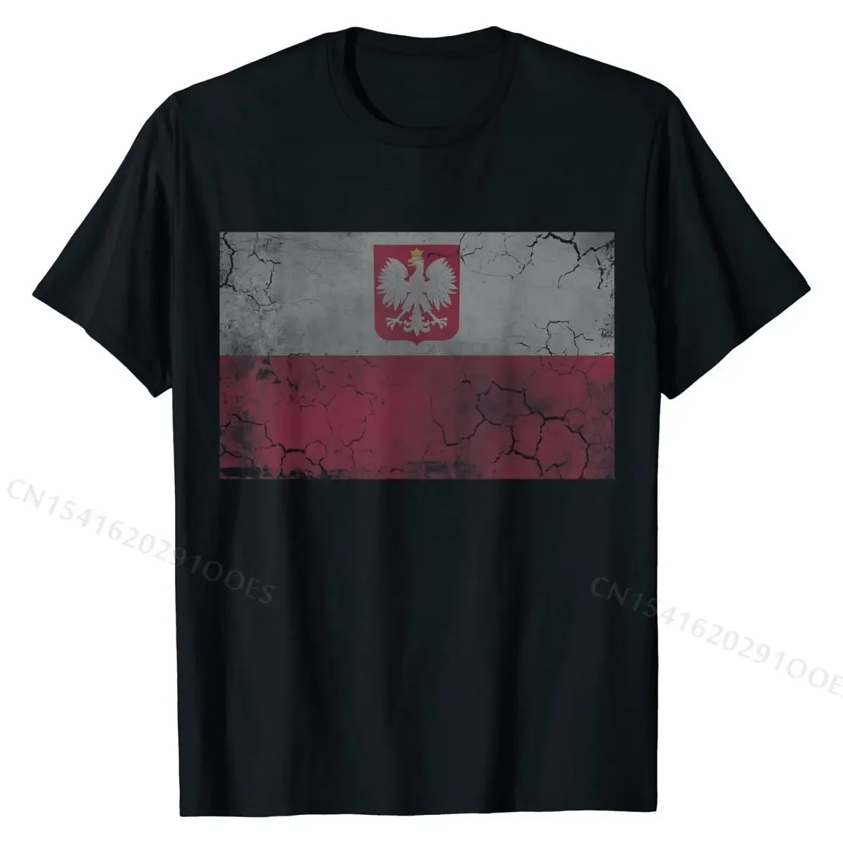 Poland Flag T-Shirt Polish Polska Family Cotton Adult T Shirt Design Tops T Shirt Fashion Customized