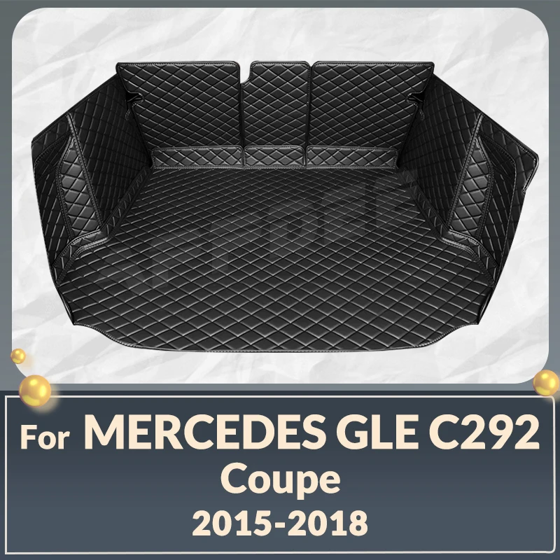 

Full Coverage Trunk Mat For Mercedes Benz GLE Class Coupe C292 2015-2018 17 16 Car Boot Cover Pad Interior Protector Accessories