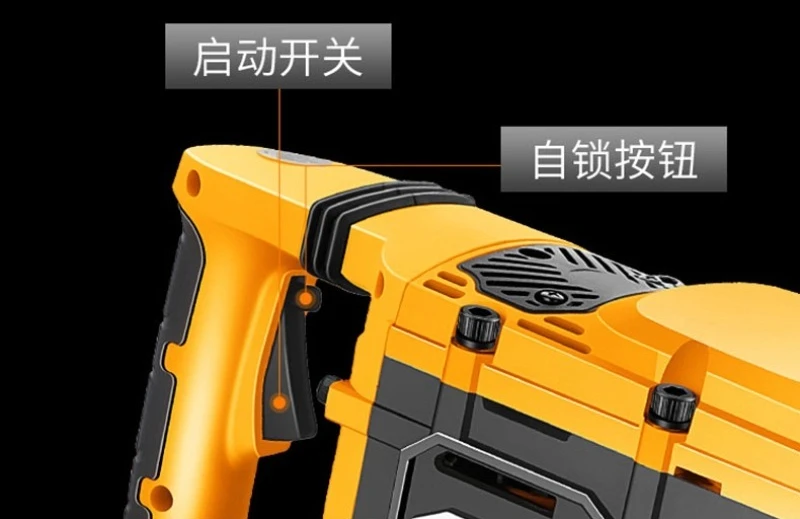 Electric pickaxe, high power, heavy duty, industrial wall demolition, concrete, electric hammer