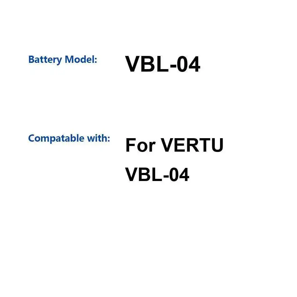 

For Vertu Vbl-04 3200Mah Long-Lasting Performance Mobile Phone Battery