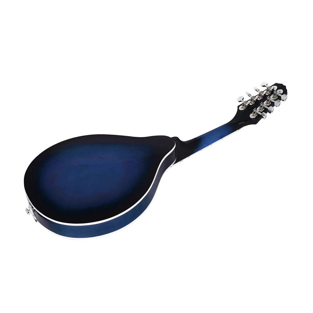 IRIN Blue Black Bordered Mandolin Set 8 Strings A Style Mandolin with Case Strings for Beginners Practice Instruments Guitar