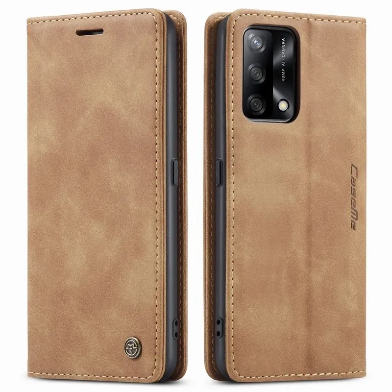 

Leather Wallet Case For OPPO A78 A77 A57 F19 S Magnetic Flip Phone Bag For Oppo A57E A74 A95 A96 A36 K10 F21 A1 Pro Case Cover