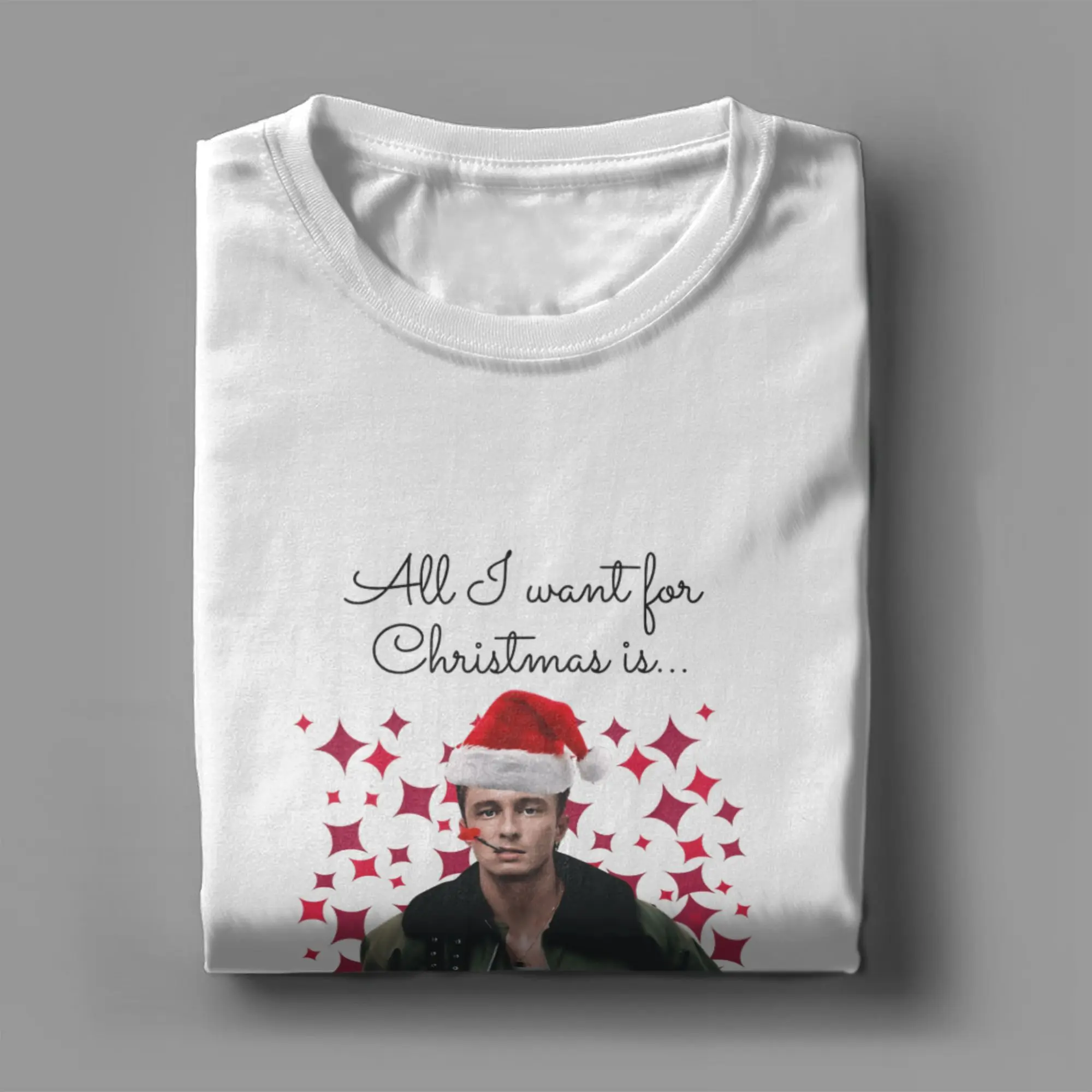 

All I want for Christmas T Shirt Men Pure Cotton Crazy T-Shirt O Neck Drew Starkeys Tee Shirt Short Sleeve Clothing Gift Idea