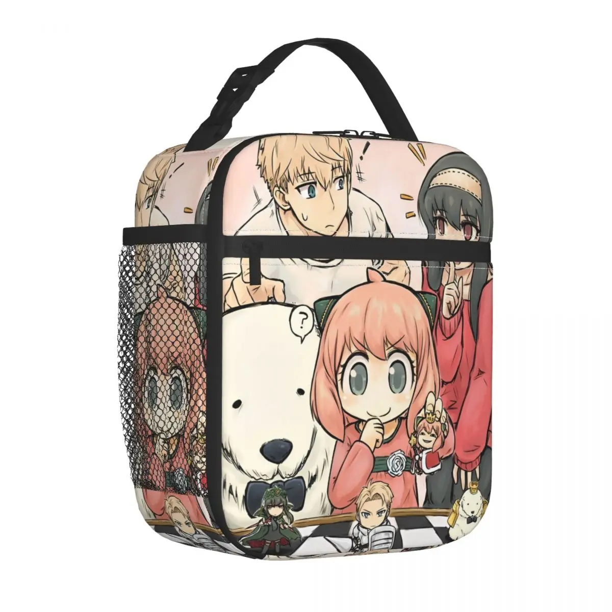 

Spy X Family Insulated Lunch Bags Large Anime Funny Kawaii Reusable Cooler Bag Lunch Box Tote College Travel Men Women