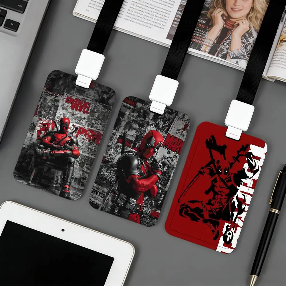 

Крутой держатель для карт Hero D-Deadpool, держатели для удостоверений личности, банковских карт, студенческих проездных билетов, разрешений на работу, аксессуары и подарки