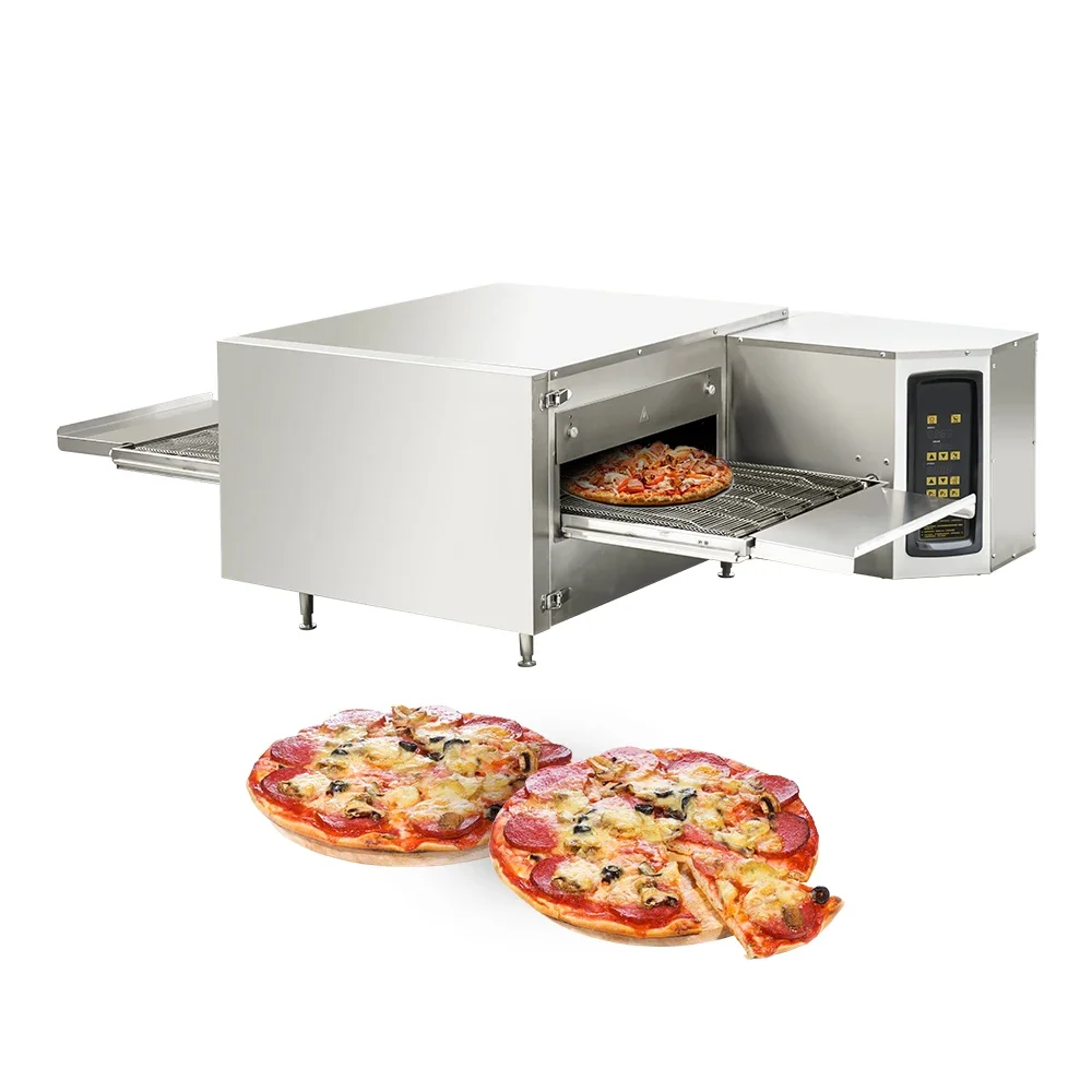 Hot Sale Stainless Steel Commercial Gas Conveyor Pizza Oven Machine Gas Conveyor Oven