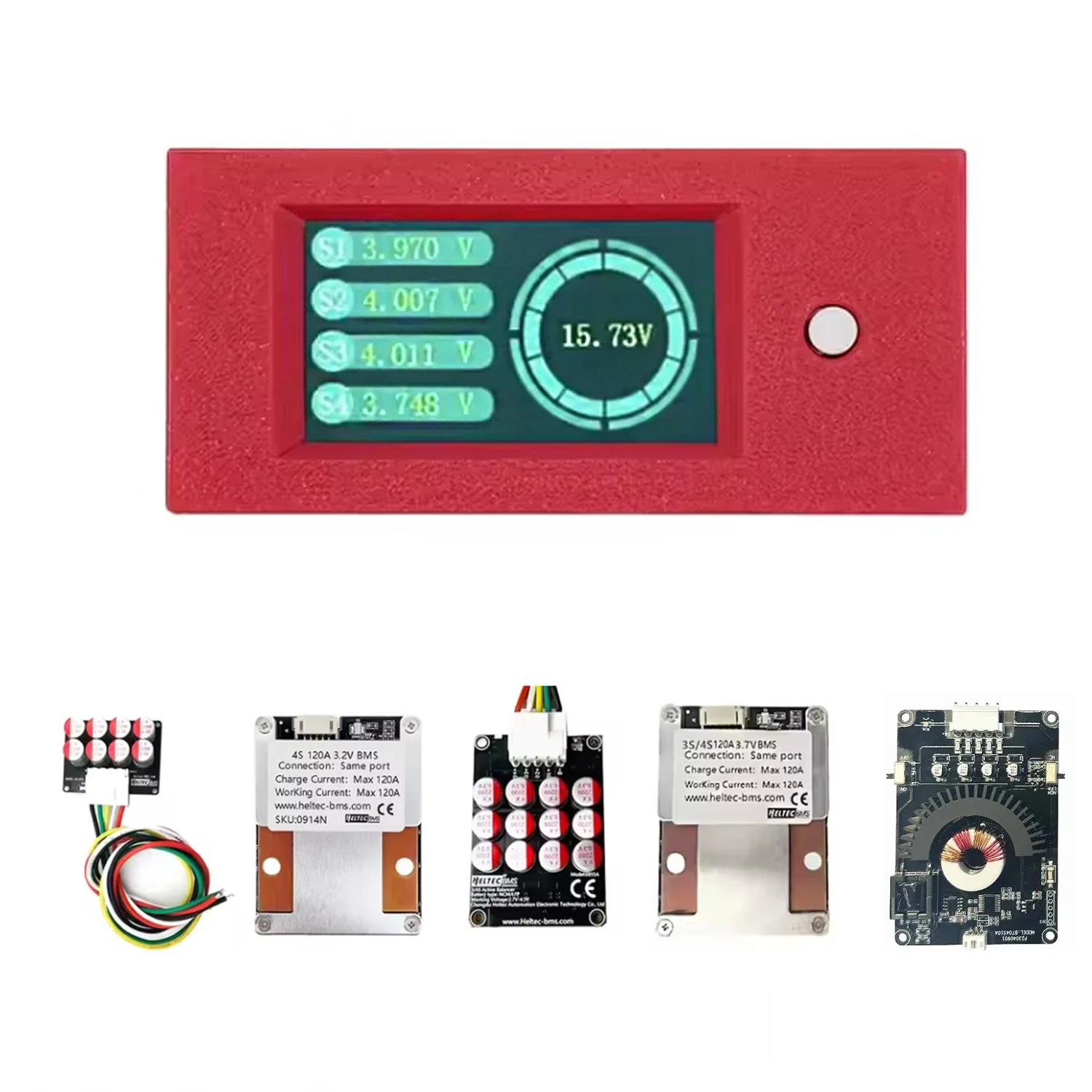 4S Spannungsmessgerät mit Schutzgehäuse, 6s 8s Spannungstester 24s für Lifepo4/Lipo/LTO Batterie BMS/Balancer – Detail 2