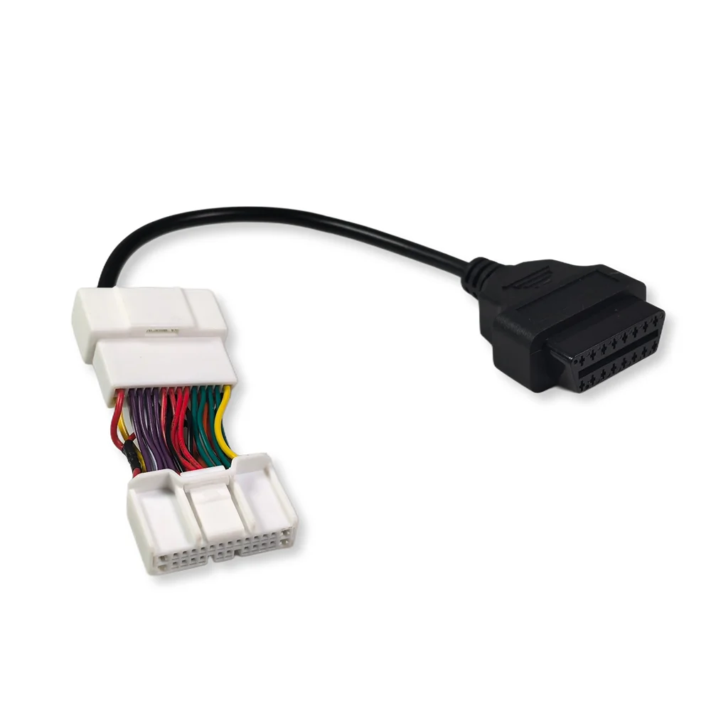 A+ Quality For Tesla 26pin Cable to 16 Pin OBD2 Convertor Connector Conversion Cable OBD Adapter Diagnostic Electronic Cable