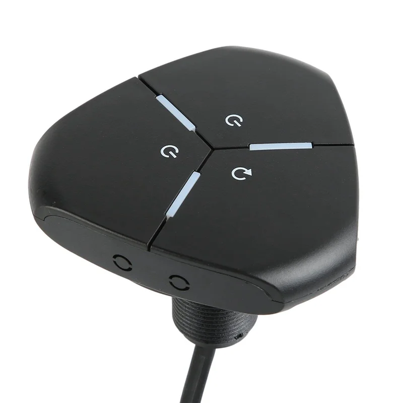 ABRJ-Computer Desktop Switch PC Power On/Restart Button Dual USB External Extension Power Cable On/Off Button For Office A