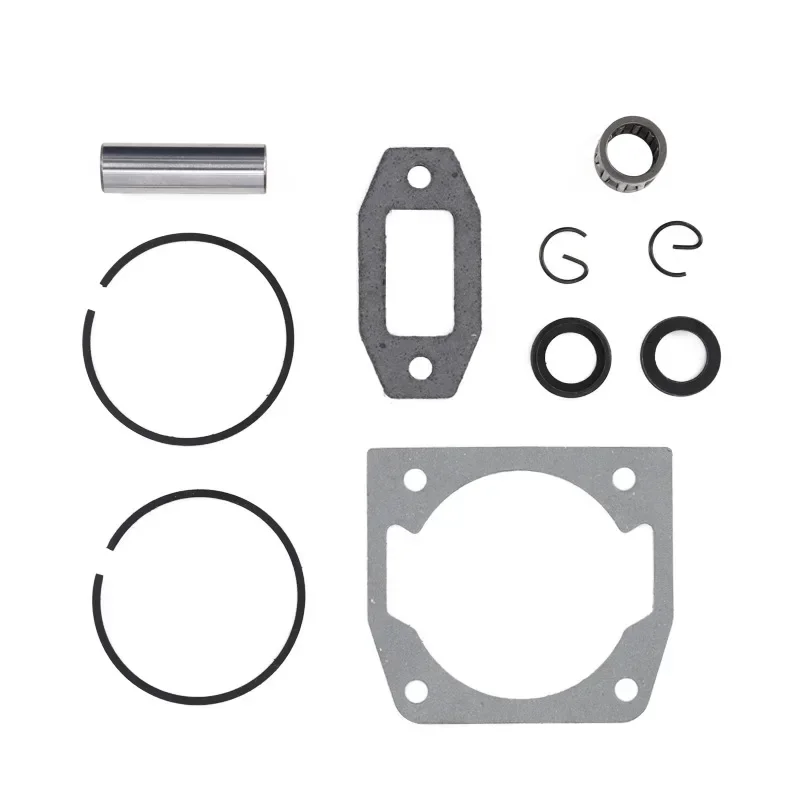 Imagem -03 - Conjunto de Cilindros e Pistão para Motosserra 45 mm de Diâmetro Peças Sobressalentes para Motosserra a Gasolina e Óleo Fit 52 52cc Conjunto