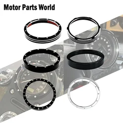 Motorcycle Speedometer Trim Ring Bezel Cover Aluminum For Harley Sportster XL 883 1200 Dyna Softail Touring Electra Glide Trike