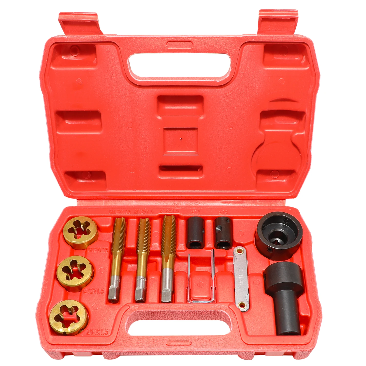 Repair Tap And Die Set For Wheel Nuts Bolts & Studs M12X 1.25mm M12X 1.5mm M14X 1.5mm Universal Application
