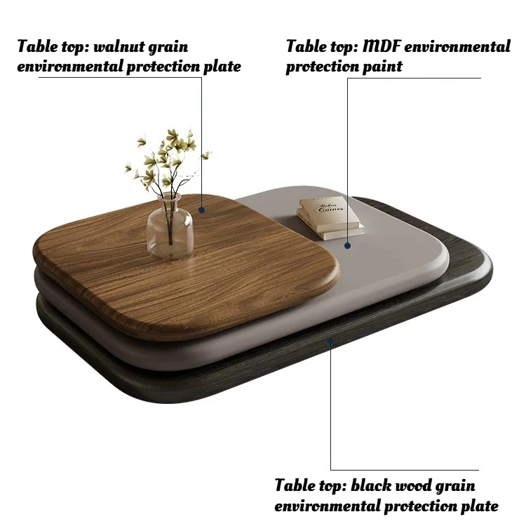 Modern Rotating Coffee Table Apartment Creative Luxury Premium Coffee Tables Unique Minimalist Tavolino Da Salotto Furniture
