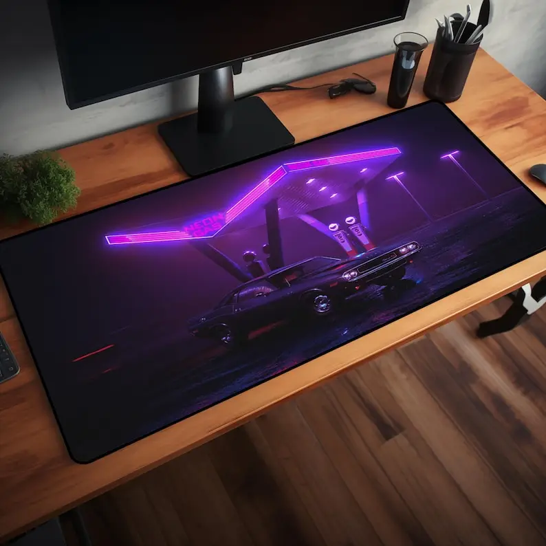 Cyberpunk Neon Gas … - image