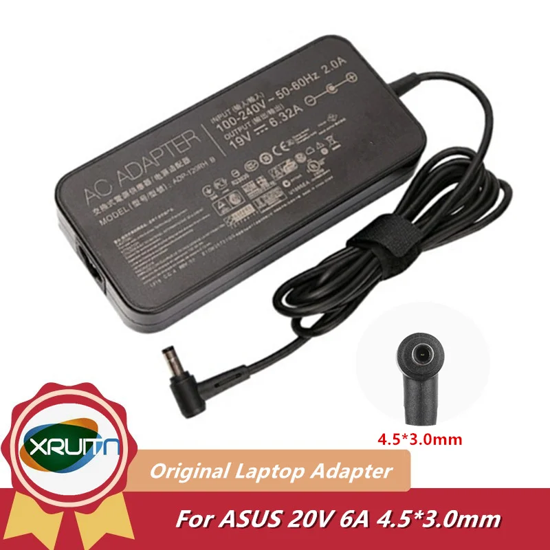 

120W 20V 6A Original AC Adapter Charger For Asus VivoBook Pro 15 M3500QA-L1081T M3500QA-L1082W A17-120P2A ADP-120CD B PA-1121-22