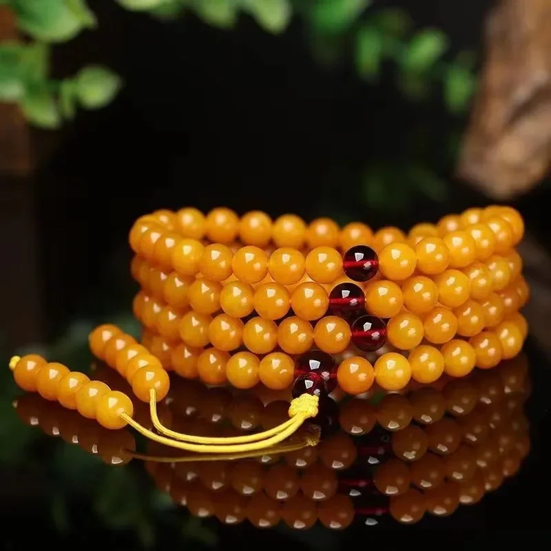 

Beeswax Bracelet 108 Bracelets, Unisex Jewelry.