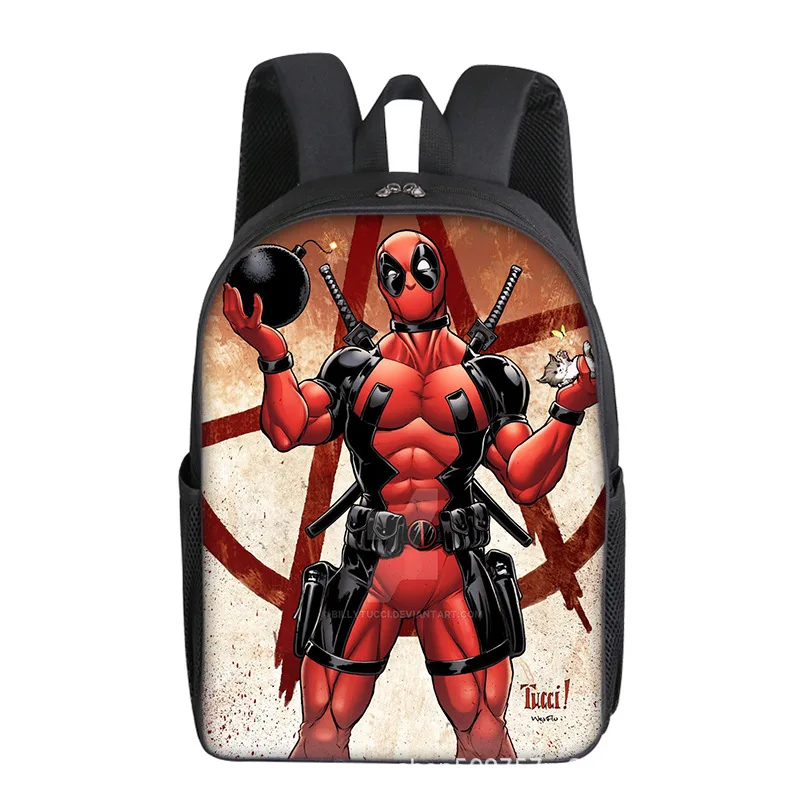 Deadpool & Wolverine Plecaki Marvels Anime Action Figures Dzieci Tornistry Chłopcy Dziewczynki Szkoła Torba podróżna na ramię Prezent dla dzieci