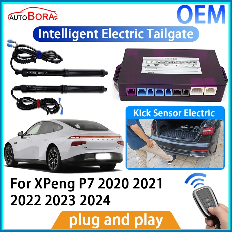 ZhuCamX Intelligent Electric Tailgate Automatic Lifting Kit Remote Control Opener Trunk for for XPeng P7 2020~2024