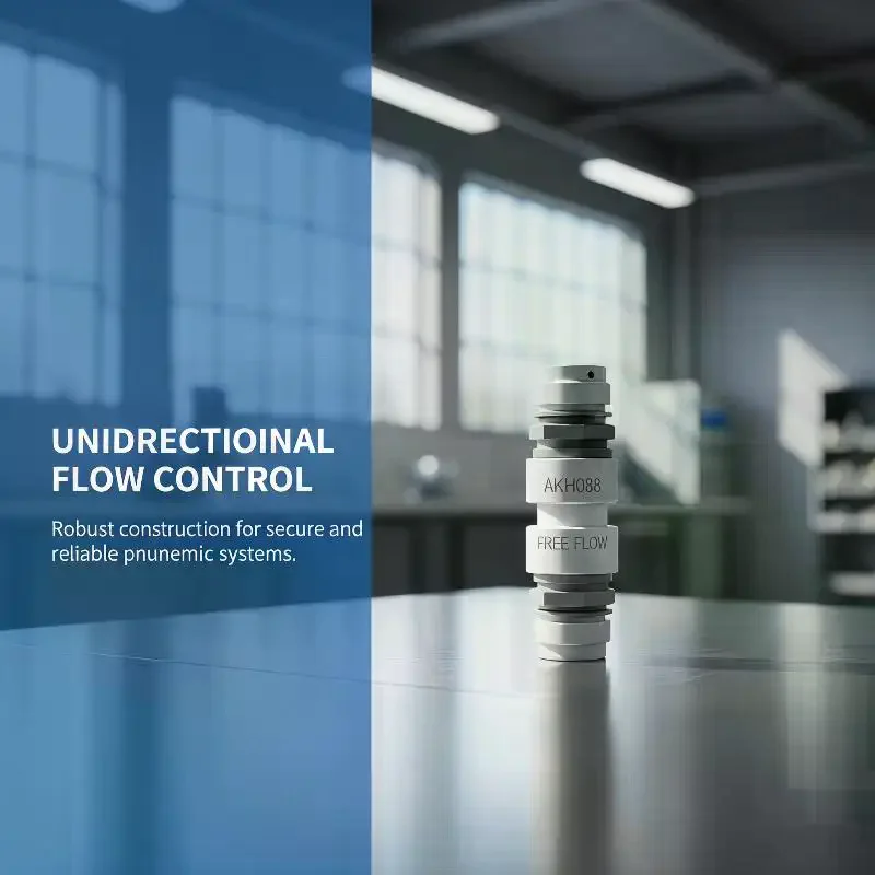 AKH Series SMC Type One Way Check Valve AKH04 06 08 10 12 16 00 Quick Connect Ideal for Air Flow Control