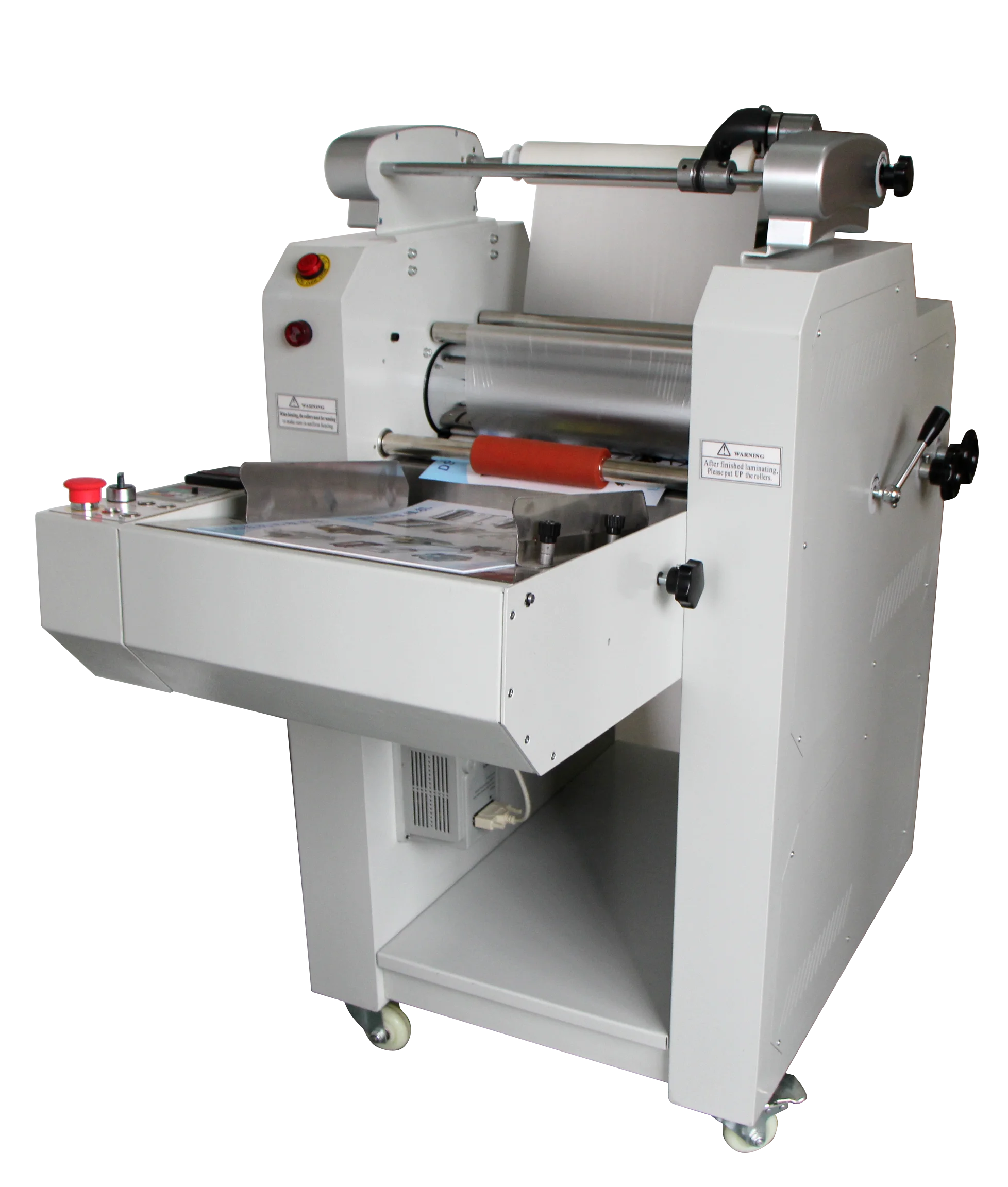 Automatic Feeder For Laminating Machine Book Cover 110mm Mirror Steel Roller Bigger Pressure A4 350mm Max Width 7mm Thickness